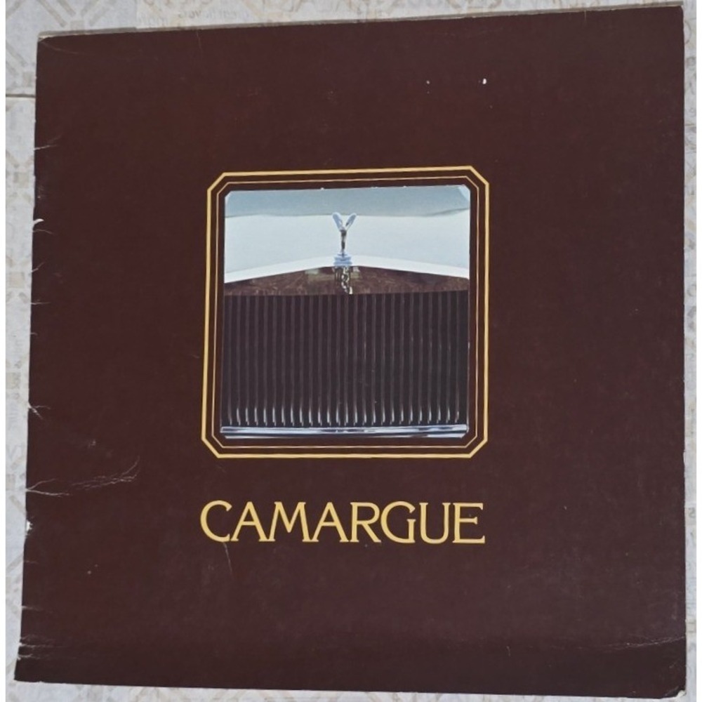 Rolls Royce Camargue Car Sales Brochure Catalog Book 1970s Luxury Classic